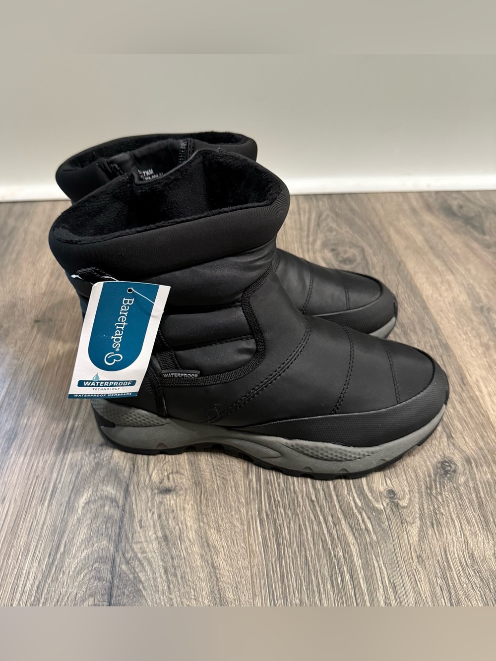 BareTraps Women's Dara Black Waterproof Winter Booties